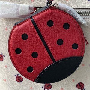 Coach Lady Bug LadyBug Tote Bag & Wristlet NWT